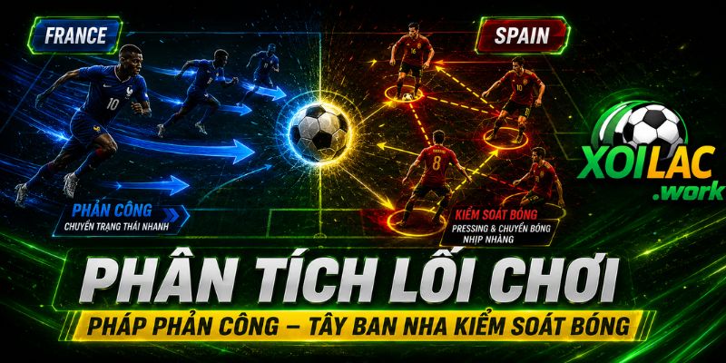 Phân tích lối chơi Pháp và Tây Ban Nha