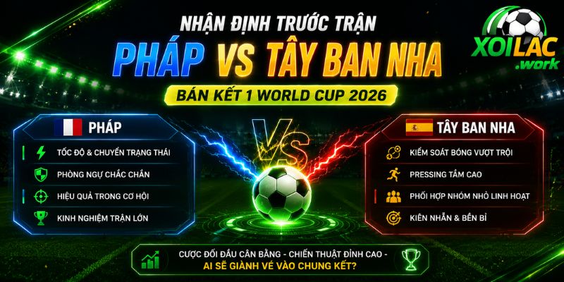 Nhận định chung Pháp vs Tây Ban Nha với so sánh lối chơi hai đội