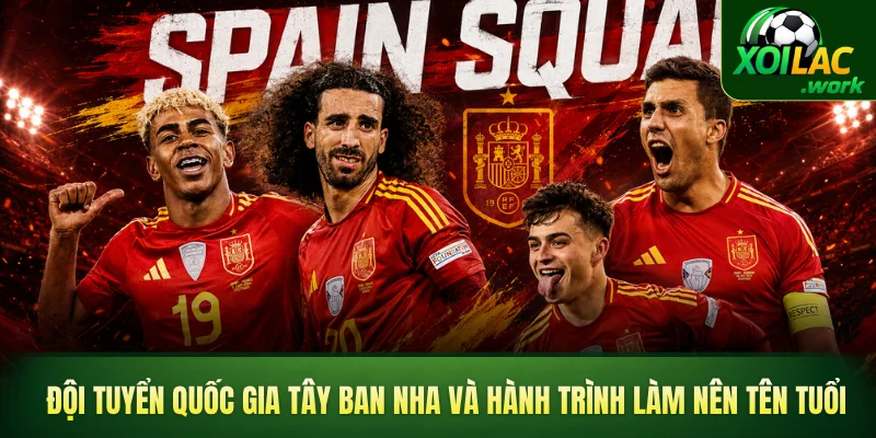 Đội tuyển bóng đá quốc gia Tây Ban Nha và hành trình làm nên tên tuổi