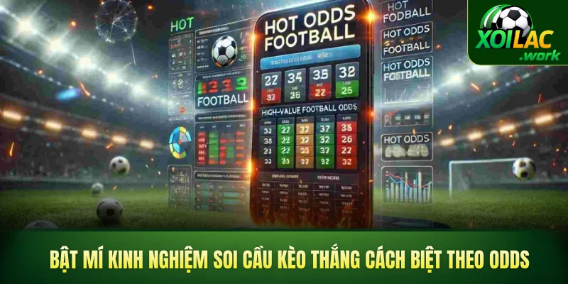 Bật mí kinh nghiệm soi cầu kèo thắng cách biệt theo Odds